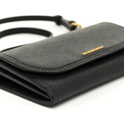 Burberry Grainy Calfskin Henley Wallet On Chain Black 9 of 16