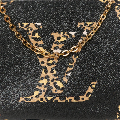 Louis Vuitton Monogram Giant Jungle Pochette Double Zip Black 9 of 12