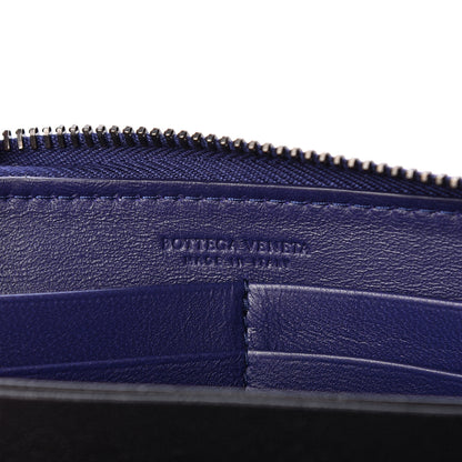 Bottega Veneta Nappa Intrecciato Zip Around Wallet Atlantic 6 of 8