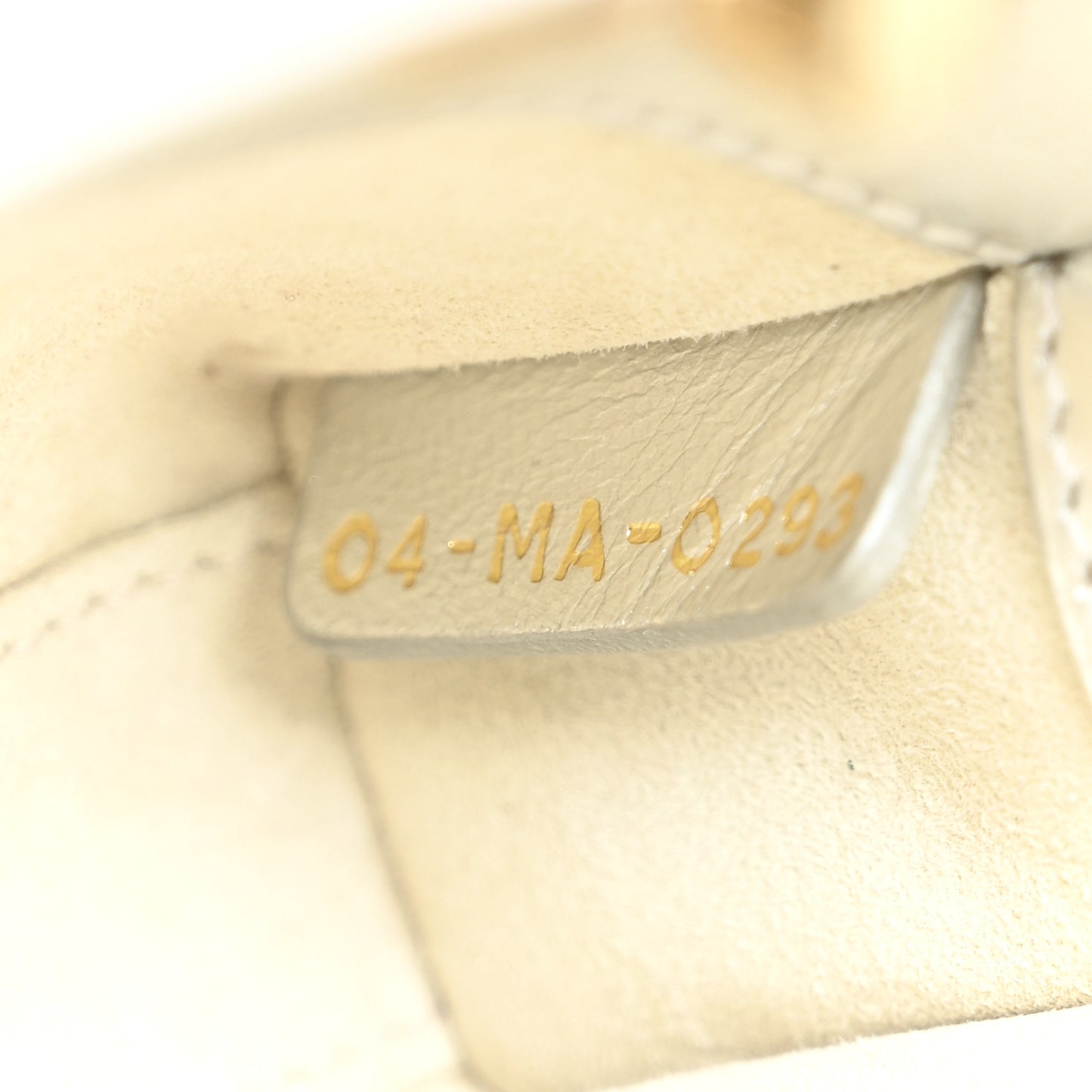 Metallic Lambskin Crystal Beaded Embroidered Micro Lady D-Joy Silver