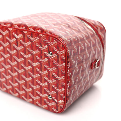 Goyard Goyardine Muse Vanity Case Red 9 of 10