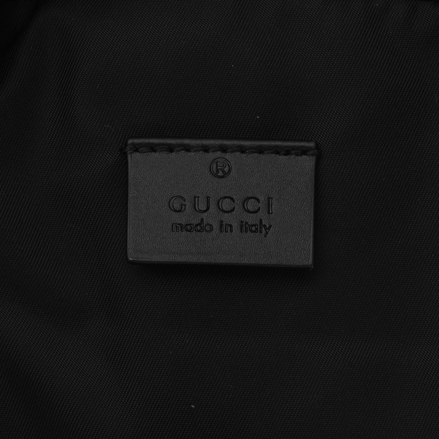 GG Supreme Monogram Web Dome Backpack Black