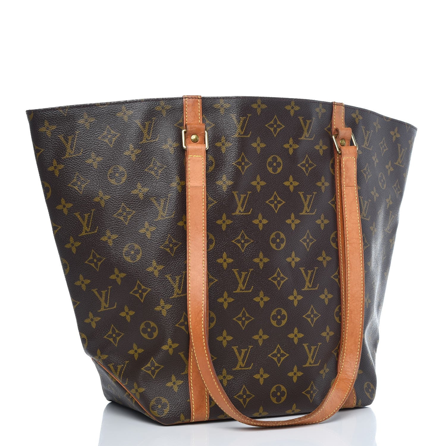 Louis Vuitton Monogram Sac Shopping Tote 3 of 12