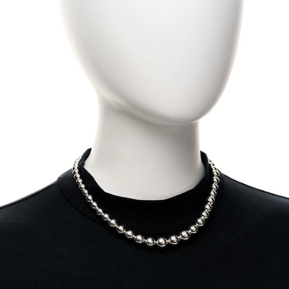 Tiffany Sterling Silver HardWear Graduated Ball Necklace 2 of 4