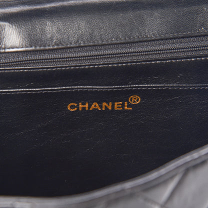 Chanel Lambskin Quilted Jumbo Single Flap Black 6 of 11