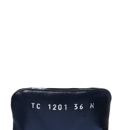 Louis Vuitton Nylon Monogram Womens Pool Pillow Comfort Mules 36 Navy Blue 8 of 9