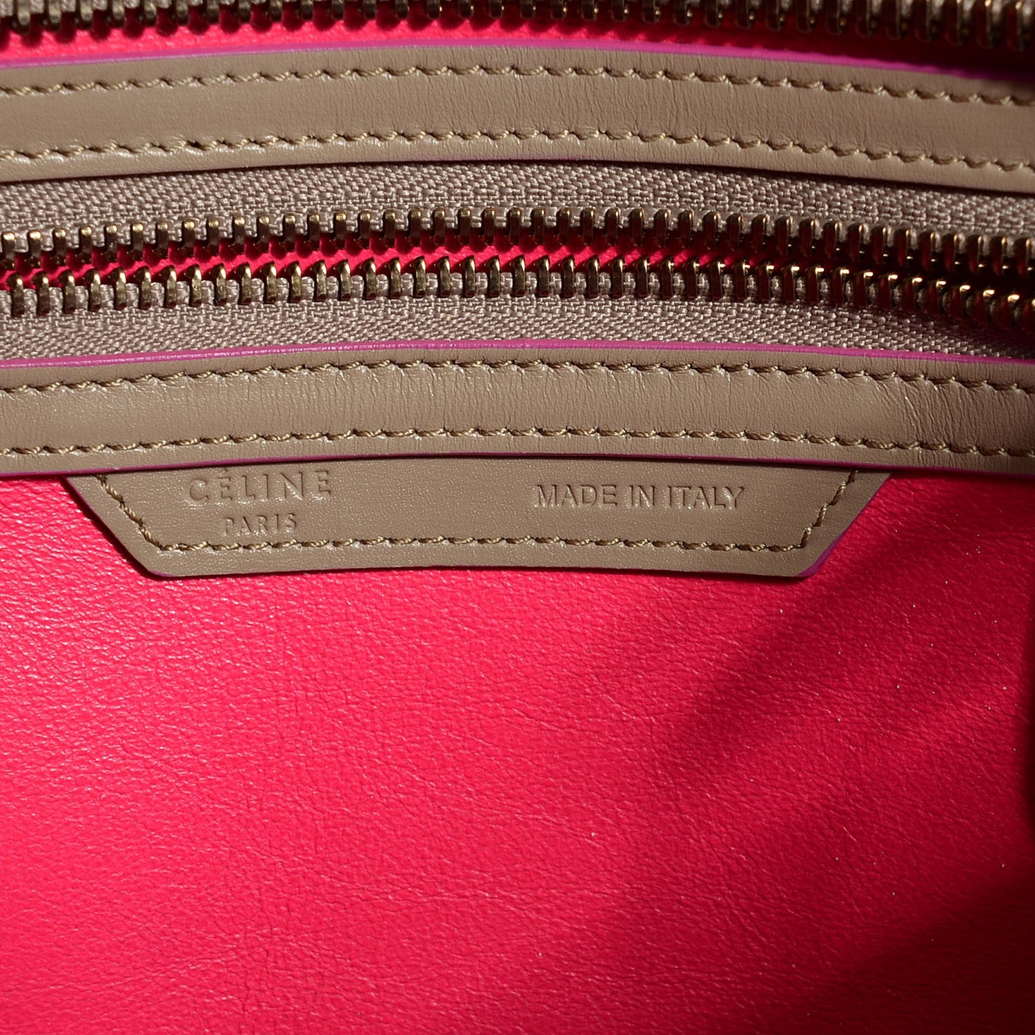 Celine Palmelato Calfskin Micro Luggage Beige 6 of 9