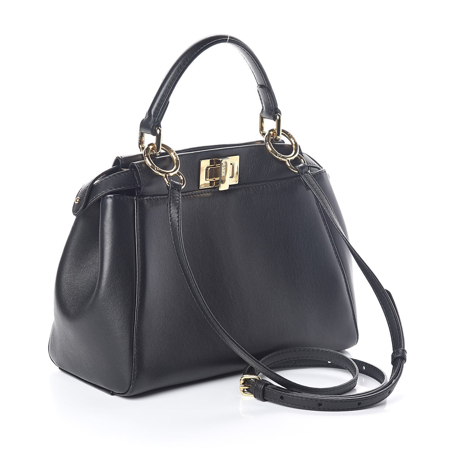 Nappa Mini Peekaboo Iconic Satchel Black