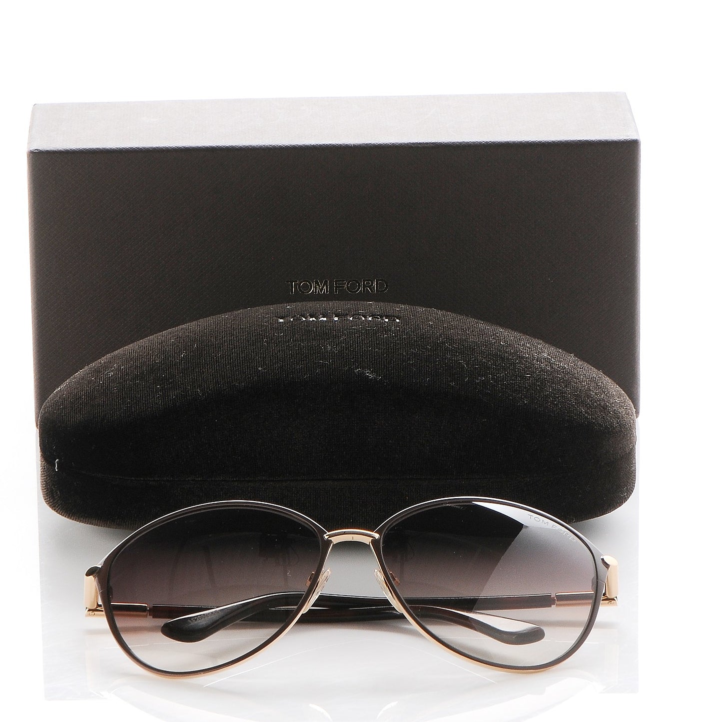 Penelope Vintage Round Sunglasses TF320 Brown