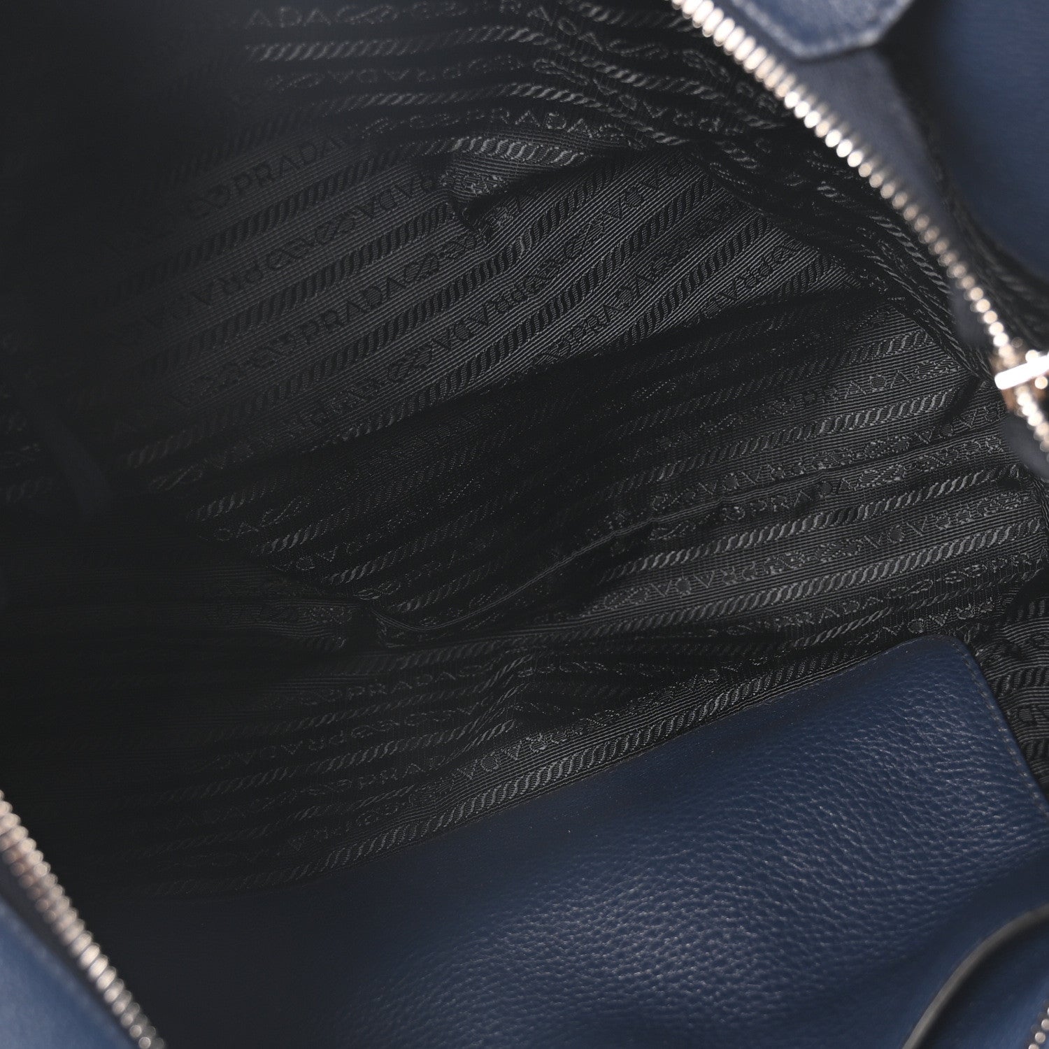 Prada Vitello Phenix Shopping Tote Baltico 5 of 9