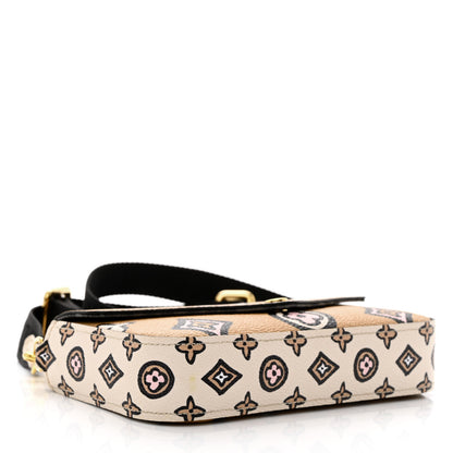 Louis Vuitton Monogram Wild At Heart Felicie Strap & Go Arizona Creme 4 of 10