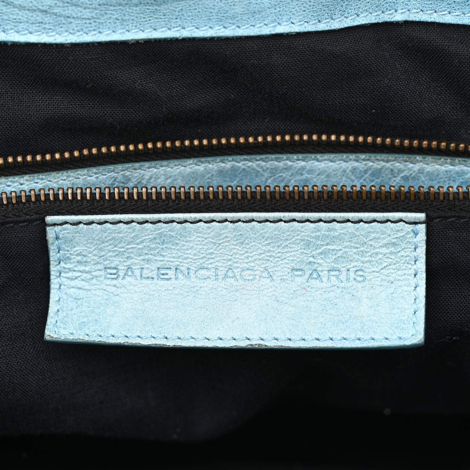 Balenciaga Agneau Classic Hardware Work Sky Blue 7 of 16