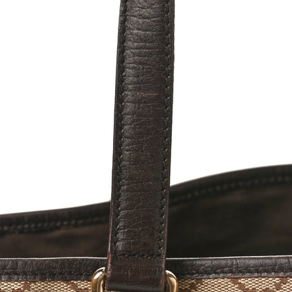 Gucci Monogram Medium Jolicoeur Tote Dark Brown 14 of 14