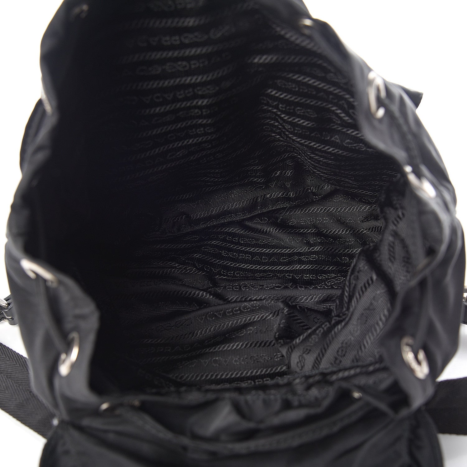 Prada Tessuto Nylon Vela Small Backpack Black 4 of 11