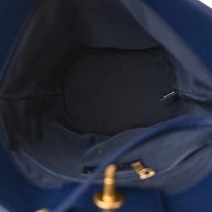 Chanel Lambskin Quilted In The Loop Backpack Bag Navy 5 of 11