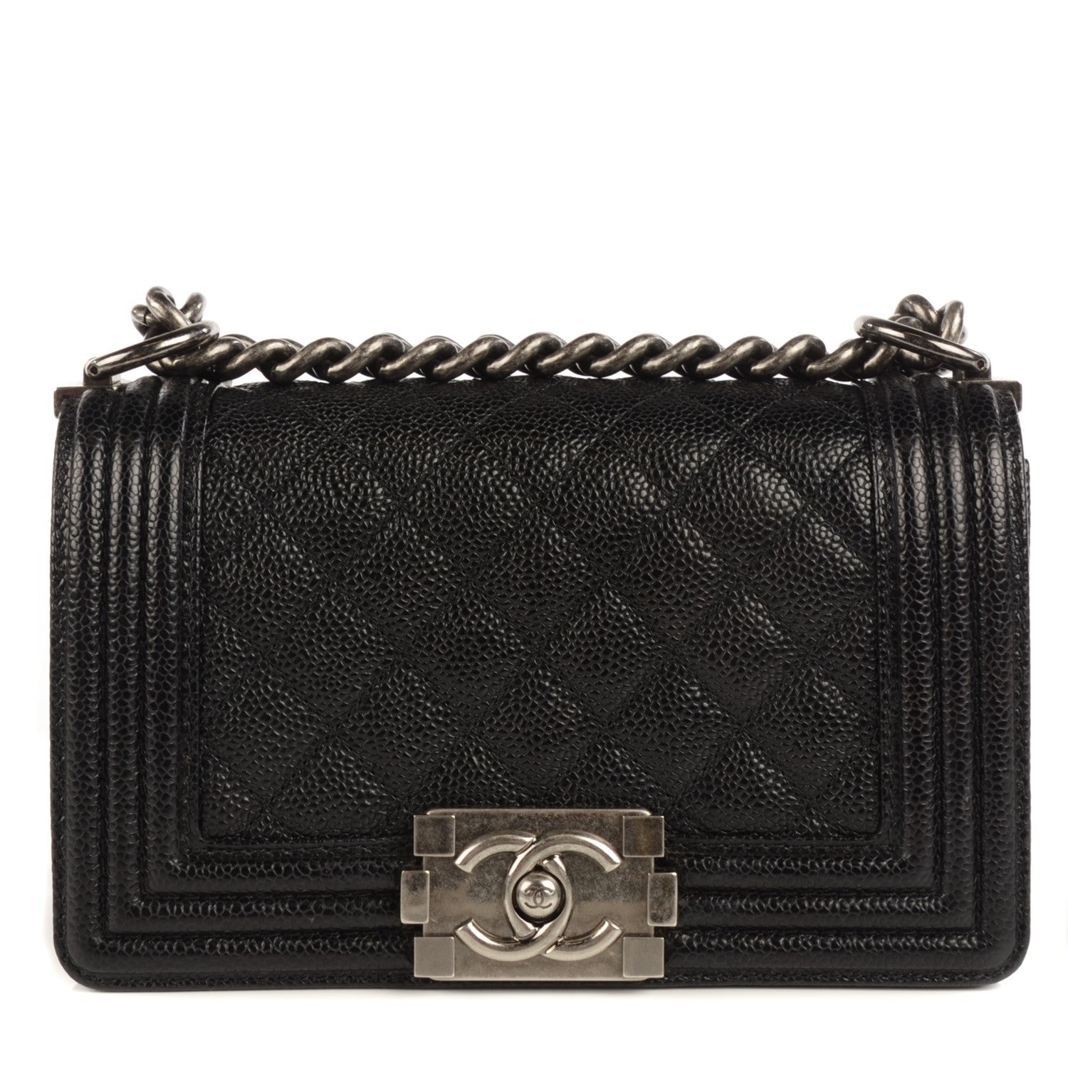 Chanel Caviar Quilted Small Boy Flap Black 1 of 8