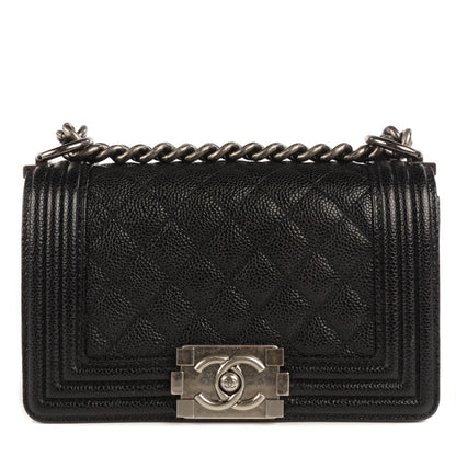 Chanel Caviar Quilted Small Boy Flap Black 1 of 8