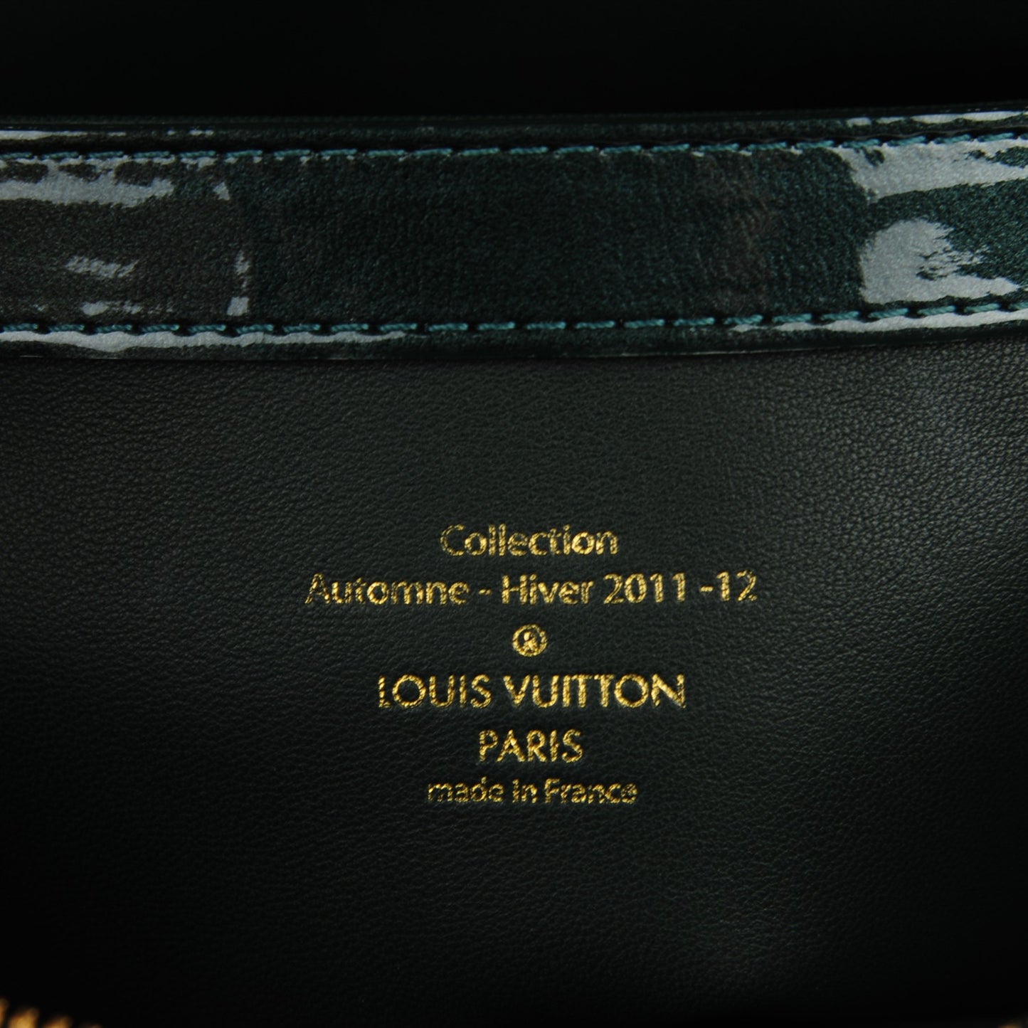Patent Lambskin Fascination Lockit Vert Fonce