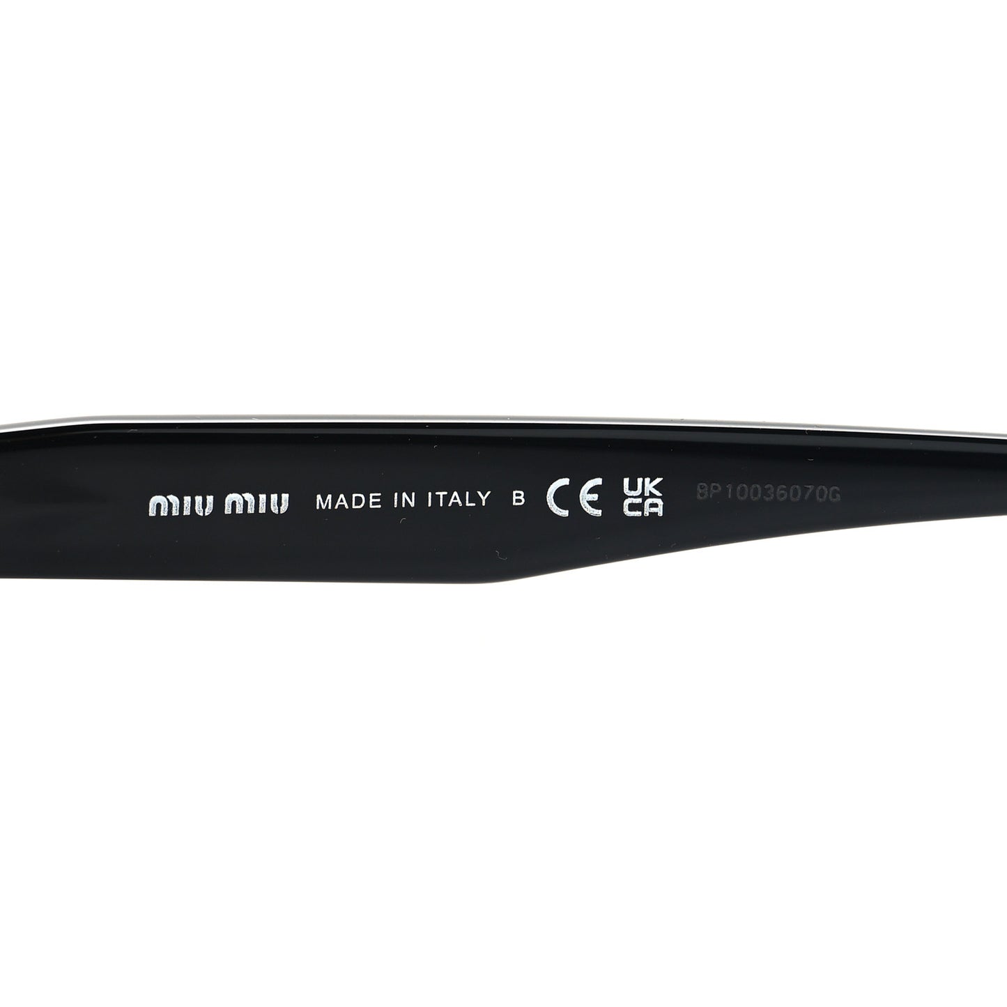 Acetate Sunglasses SMU08 Black