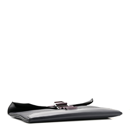 Hermes Taurillon Cristobal Vache Hunter Cityslide Clutch Bleu Indigo Raisin 8 of 18