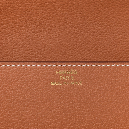 Hermes Evercolor Roulis Slim Wallet Gold 6 of 10