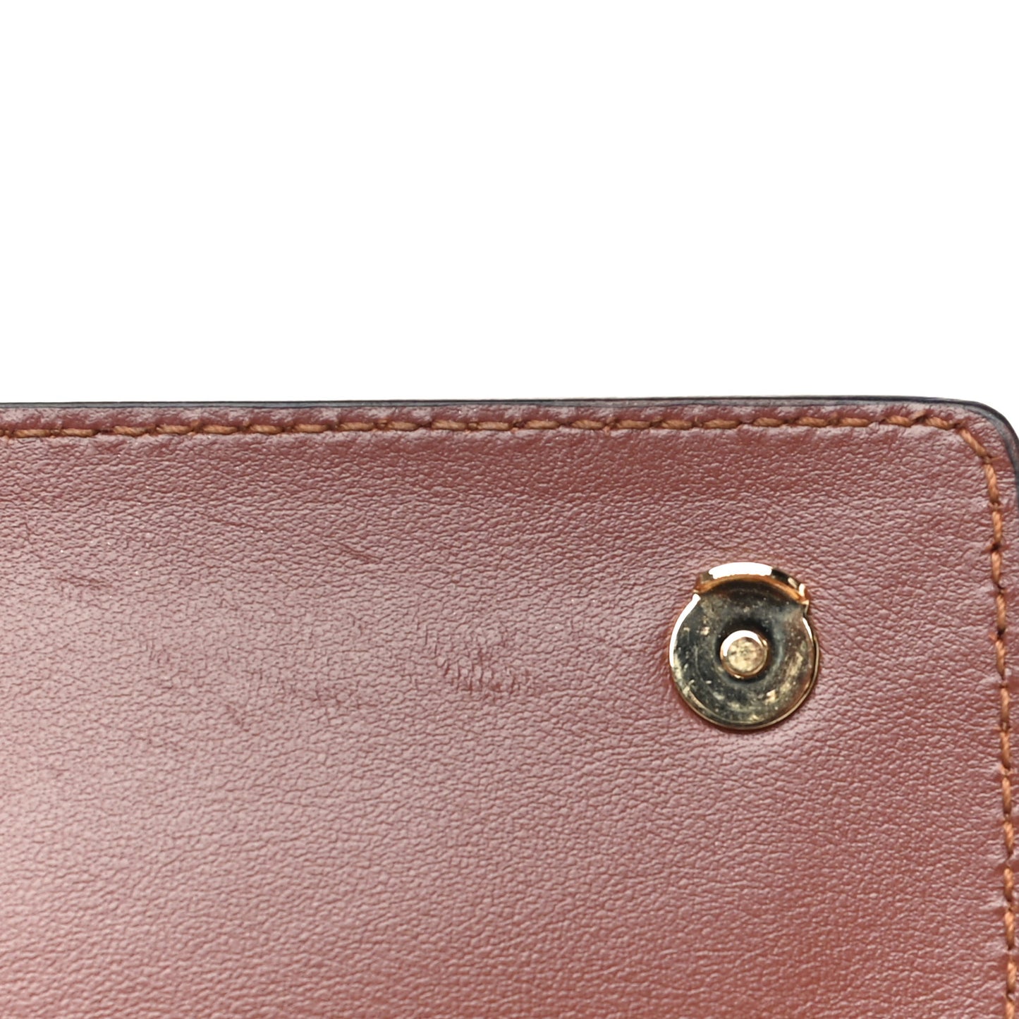 E-Canvas Monogram Stripe Hackberry Crossbody Bag Bridle Brown