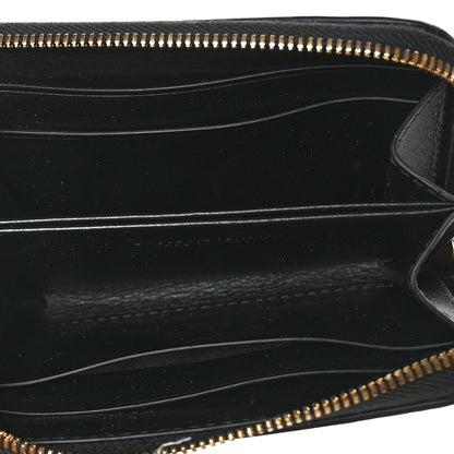 Bottega Veneta Nappa Intrecciato Zip Around Coin Purse Black 5 of 6