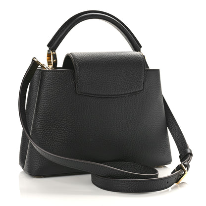Louis Vuitton Taurillon Capucines BB Black 3 of 8