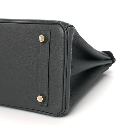 Hermes Togo Birkin 25 Gris Misty 10 of 11