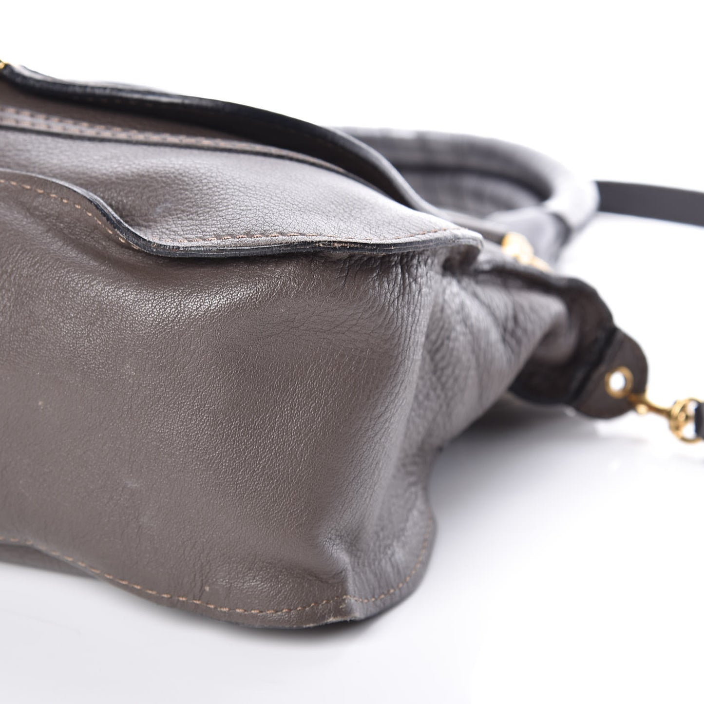 Calfskin Medium Marcie Satchel Ash