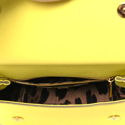 Dolce & Gabbana Dauphine Medium Miss Sicily Satchel Light Yellow 7 of 11