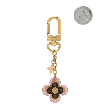 Louis Vuitton LOUIS VUITTON Monogram Blooming Flowers BB Bag Charm Key Holder Pink 2 of 3