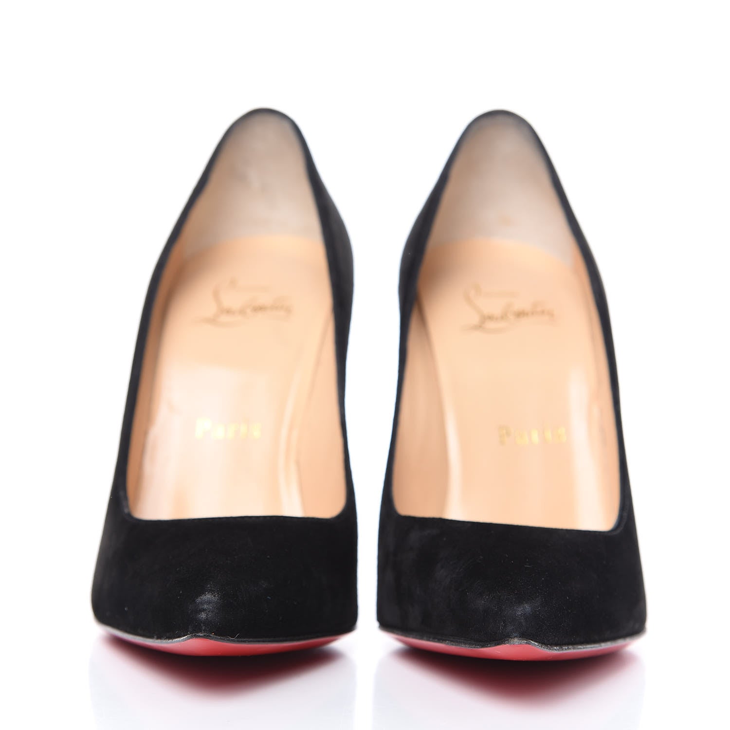 Christian Louboutin Veau Velours Alminette 100 Pumps 36 Black 2 of 10