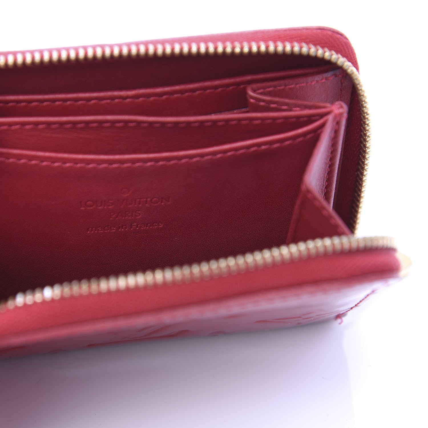 Louis Vuitton Vernis Zippy Coin Purse Cherry 6 of 7