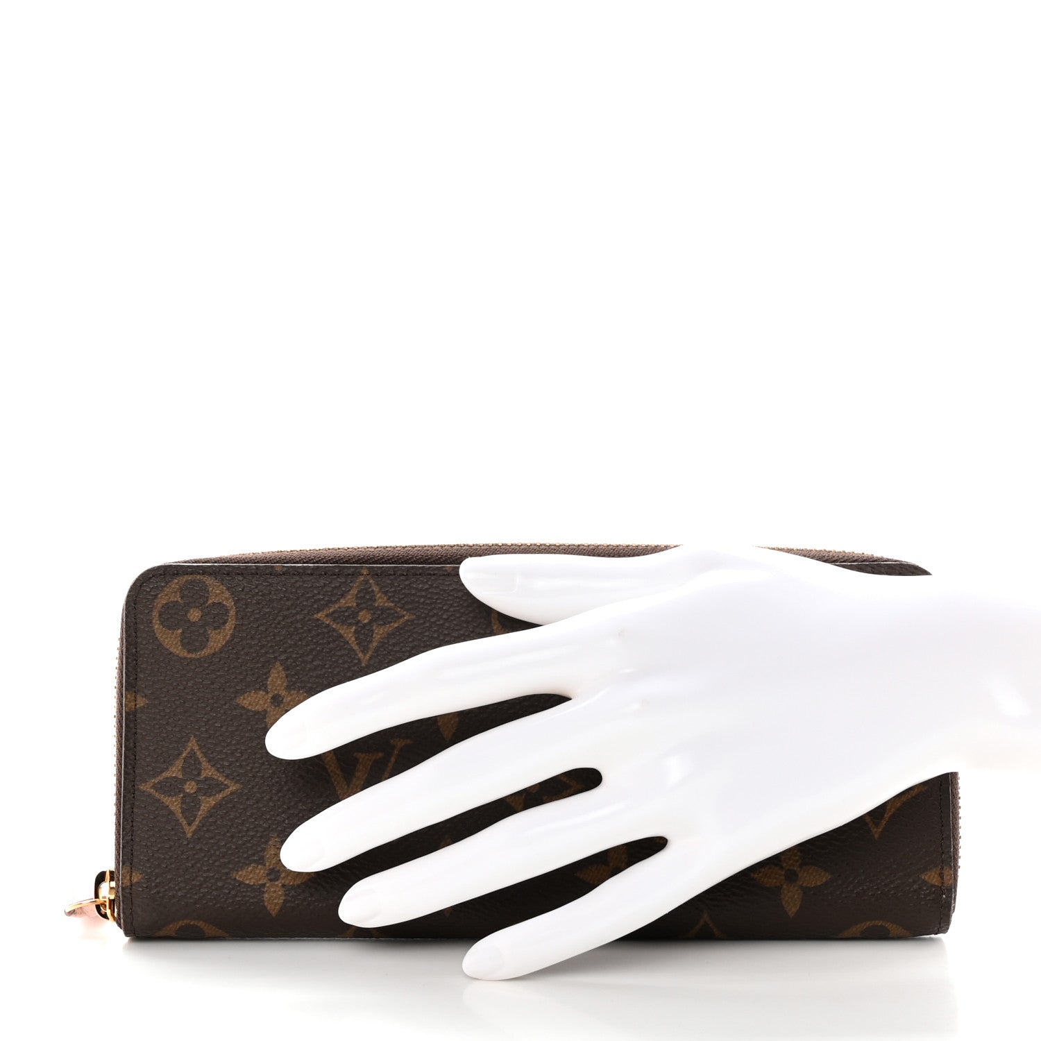 Louis Vuitton Monogram Clemence Wallet Rose Ballerine 2 of 9