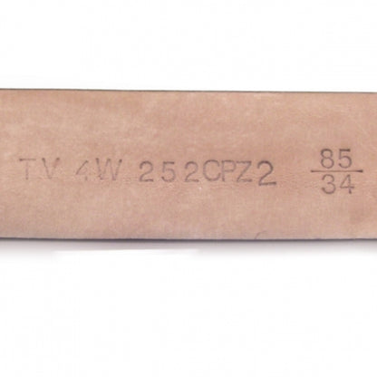 Valentino Garavani Leather Crystal V Logo Belt 7 of 8