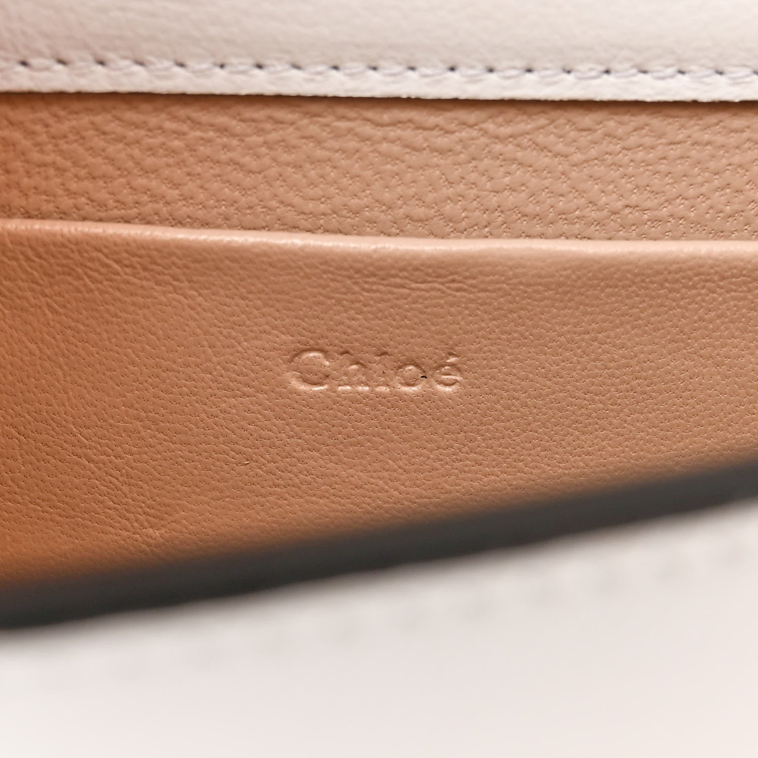 Chloe Calfskin Crocodile Embossed Small Nile Bracelet Minaudiere Bag White 6 of 12