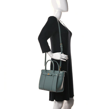 Mulberry Small Classic Grain Mini Zipped Bayswater Antique Blue 2 of 14
