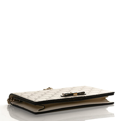 Gucci Guccissima Signature Bowy Chain Wallet Mystic White 3 of 10