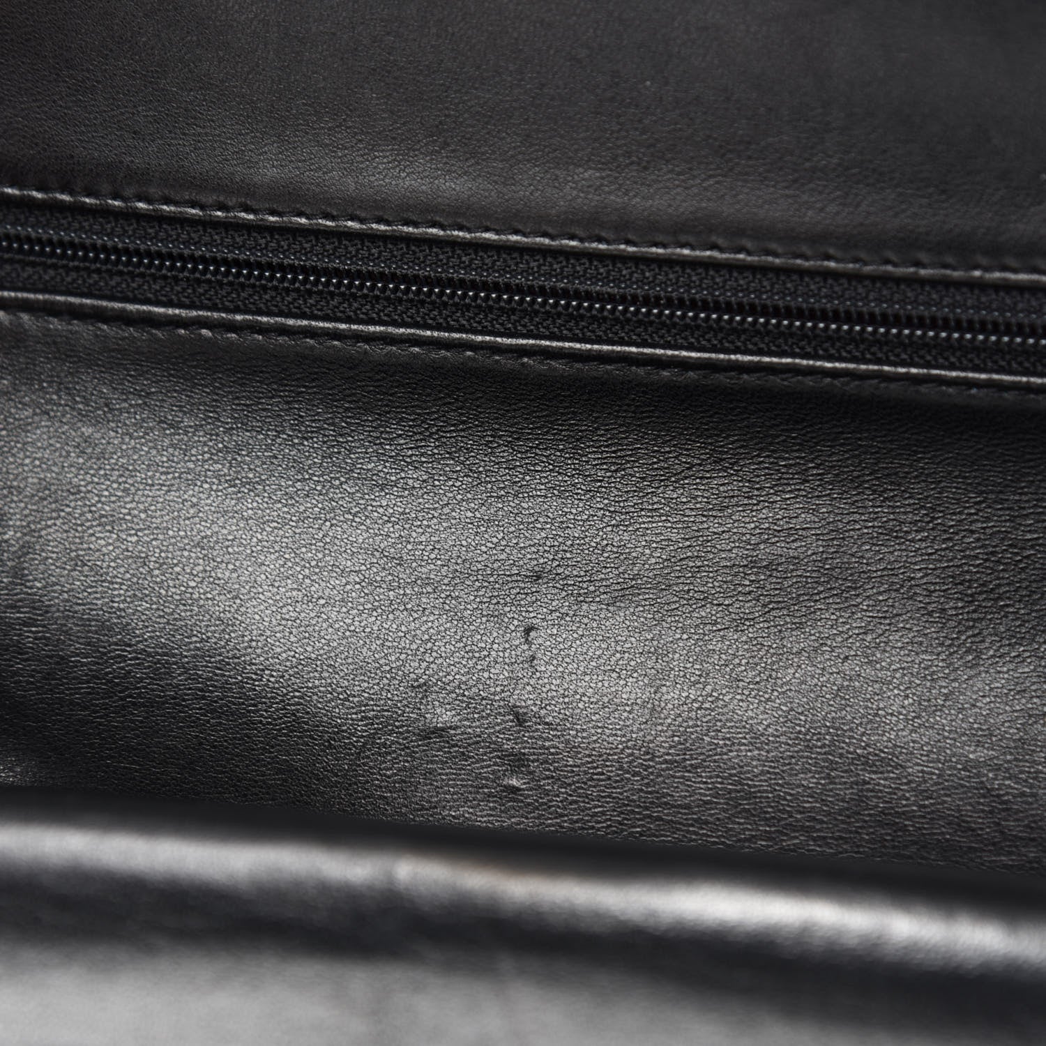 Chanel Lambskin Quilted Medium Double Flap Black 10 of 14