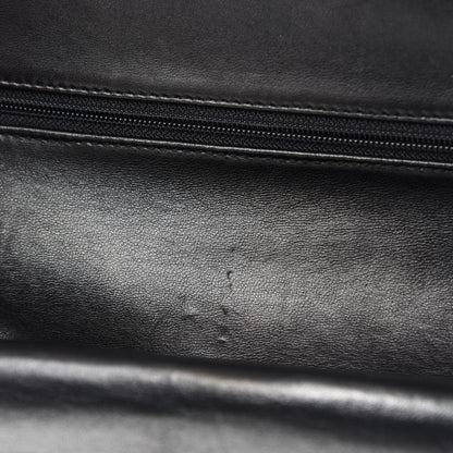 Chanel Lambskin Quilted Medium Double Flap Black 10 of 14