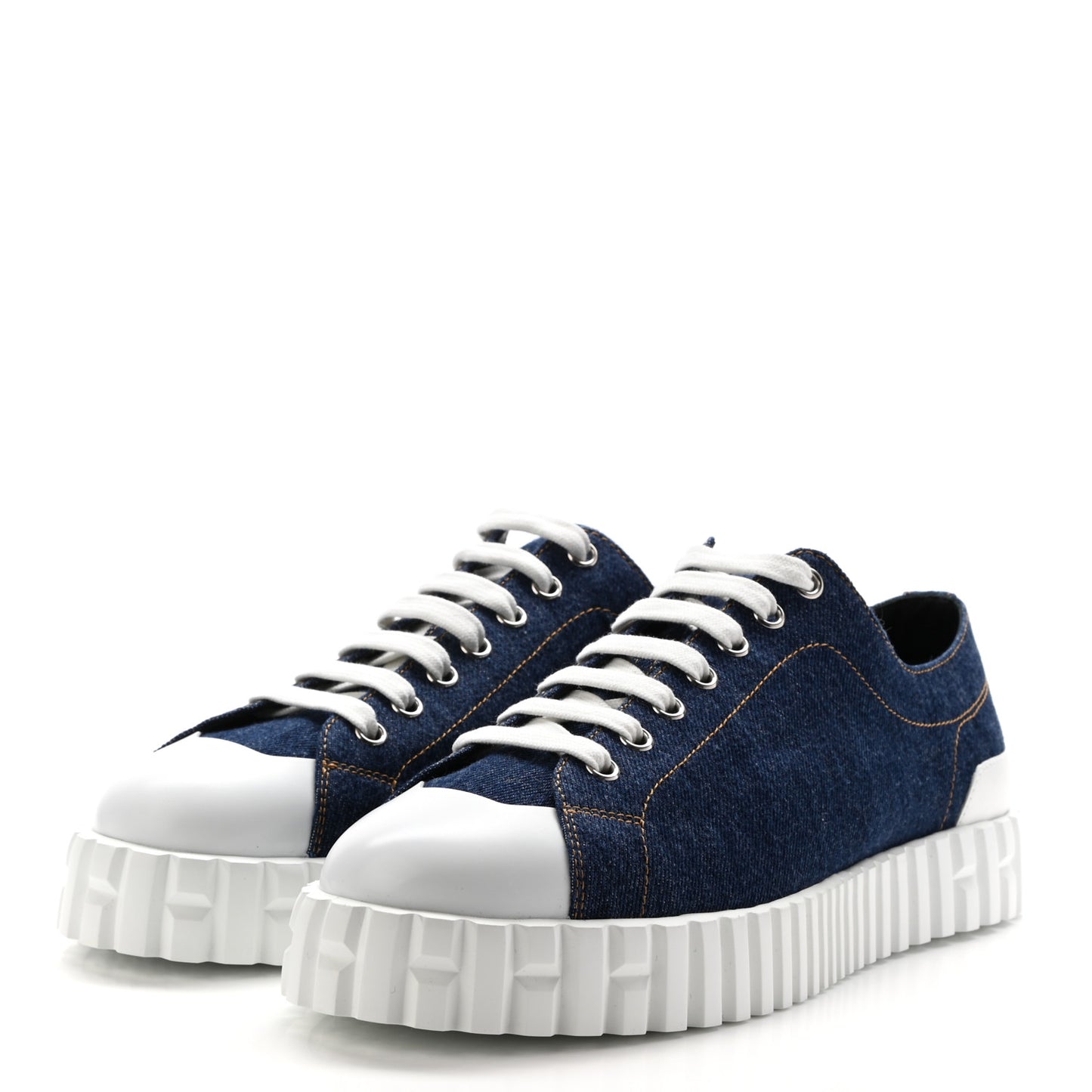 Denim Cross Sneakers 39 Bleu