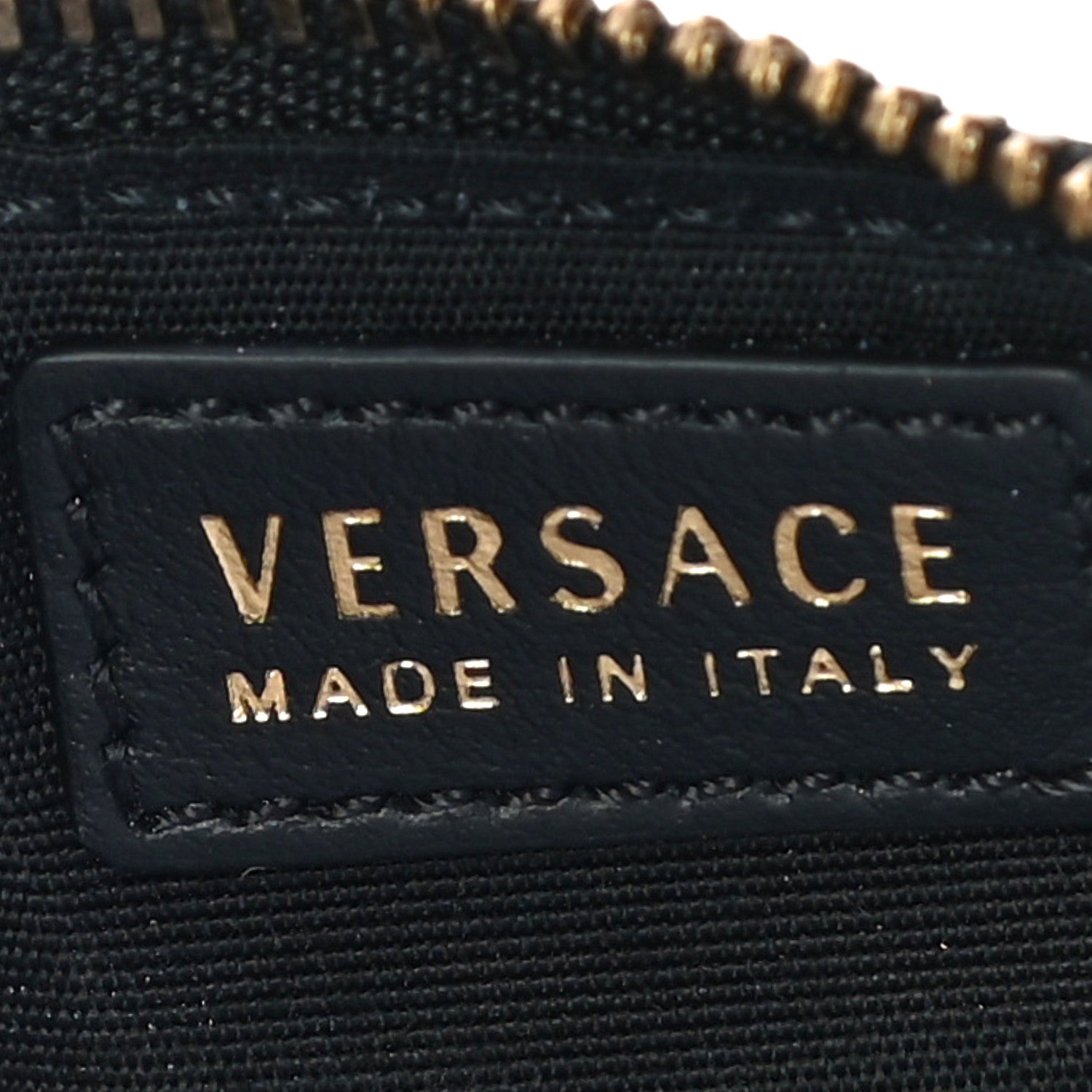 Versace Nappa Virtus Zip Pouch Card Holder 6 of 10