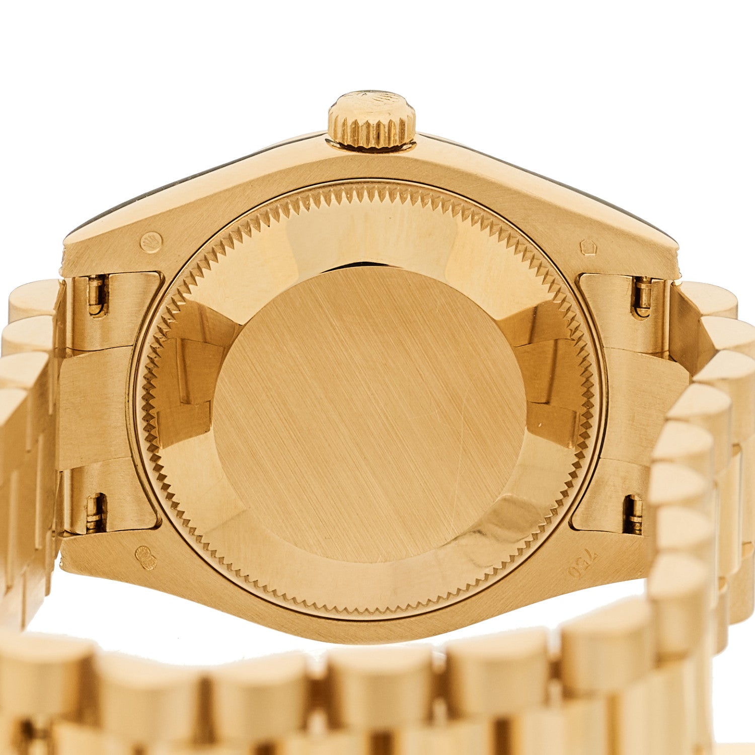 Rolex 18K Yellow Gold Diamond 31mm Oyster Perpetual Datejust President Watch Black 178158 4 of 5