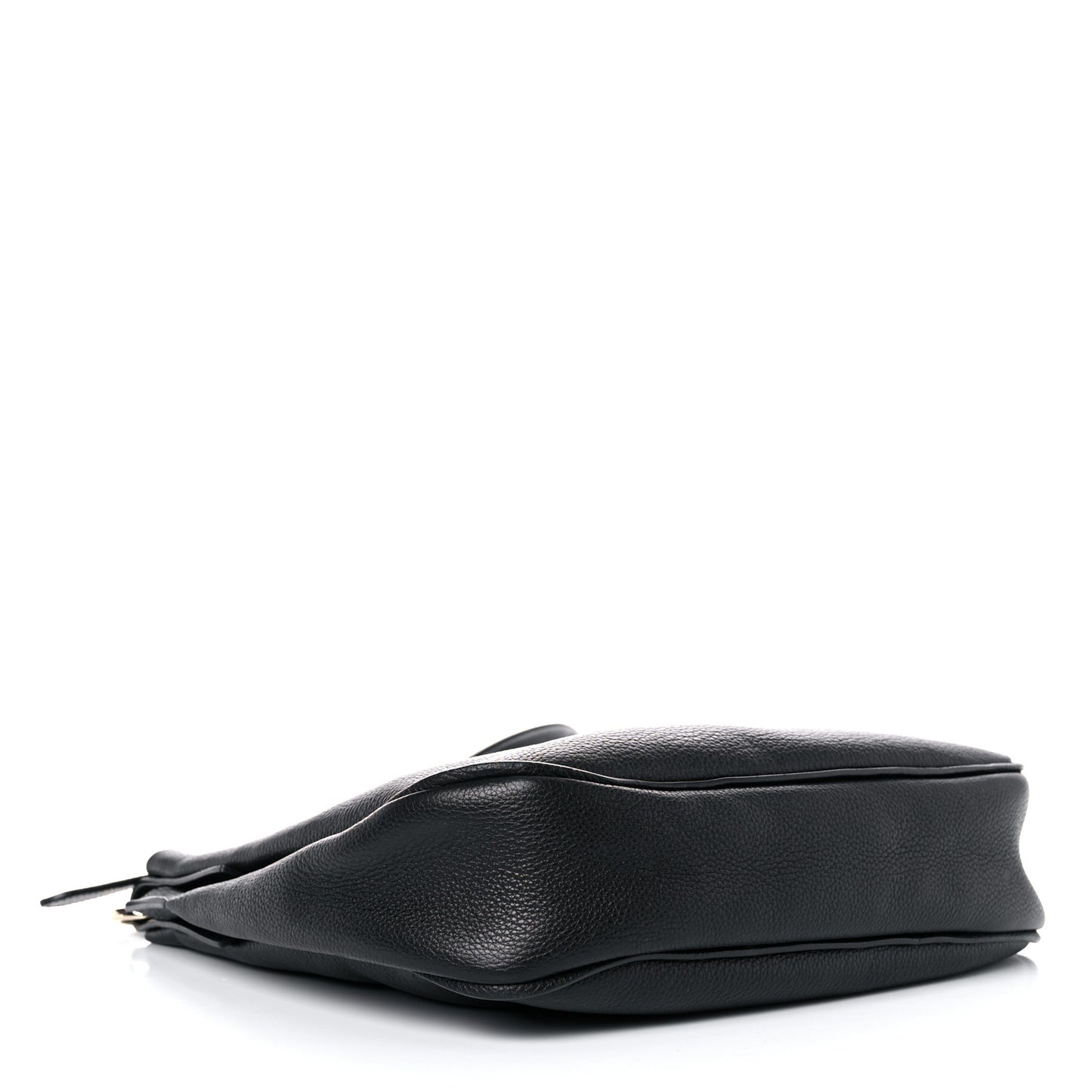 Calfskin Reverse Hobo Black