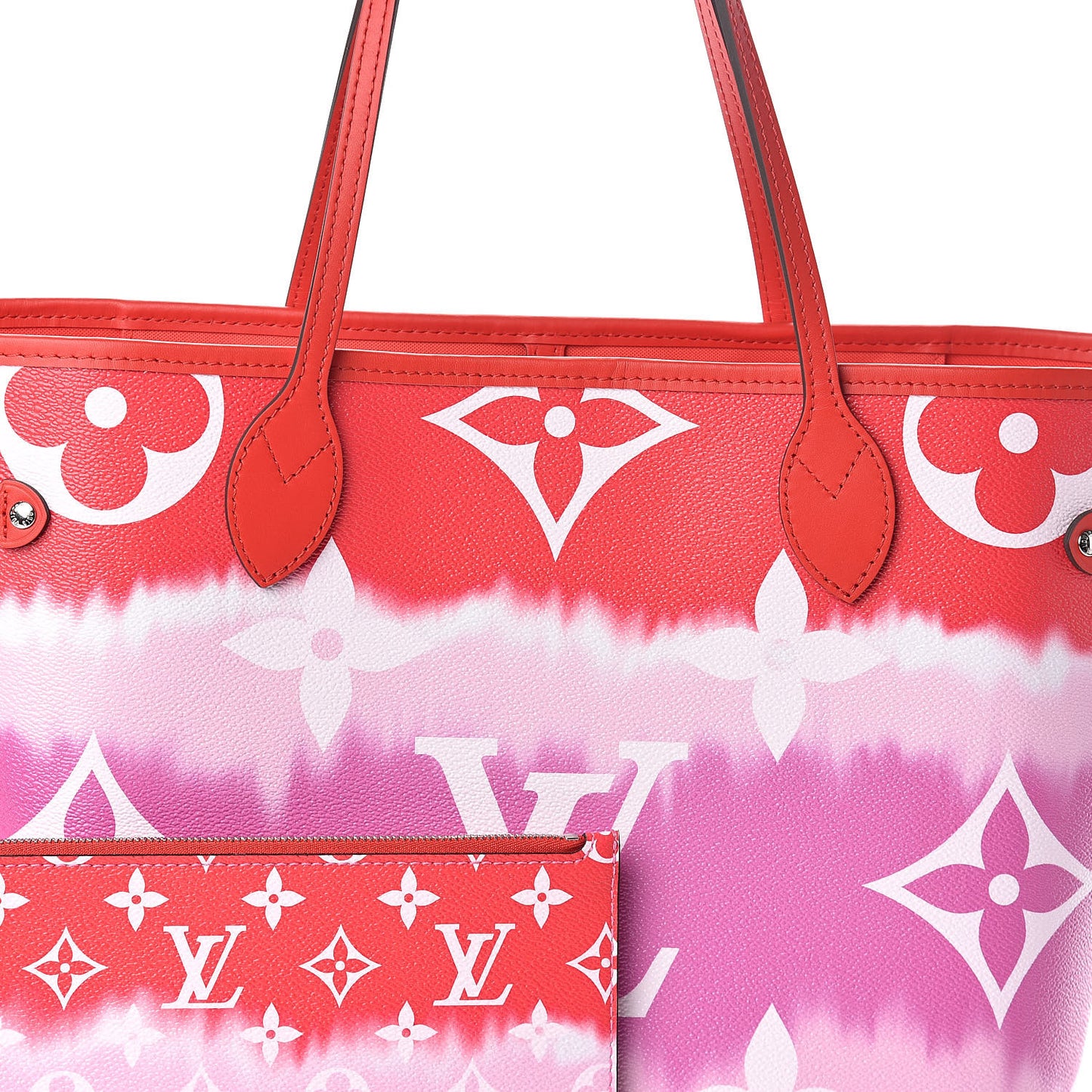 Monogram Escale Neverfull MM Rouge