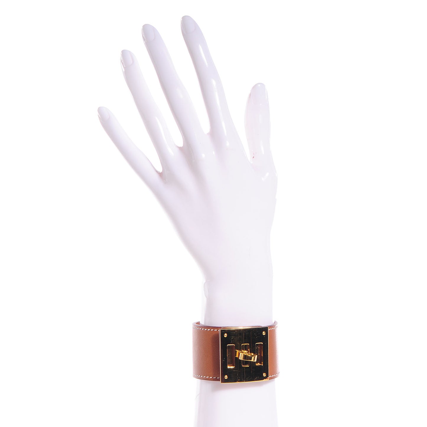 Natural Barenia Kelly Dog Bracelet