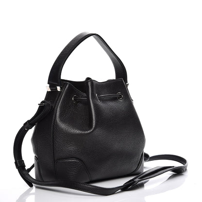 Givenchy Calfskin Small Lucrezia Drawstring Bucket Bag Black 4 of 15