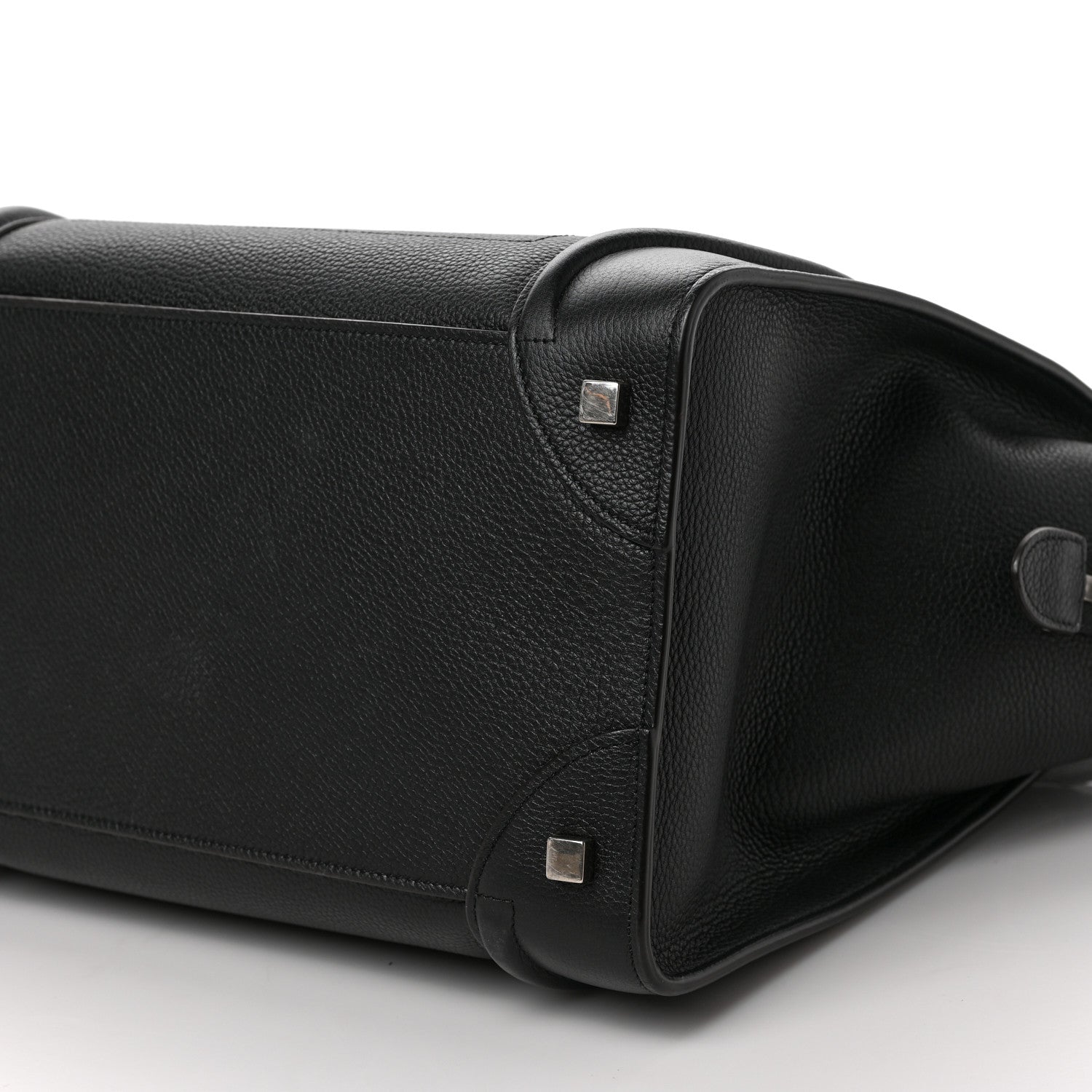 Celine Drummed Calfskin Mini Luggage Black 8 of 8
