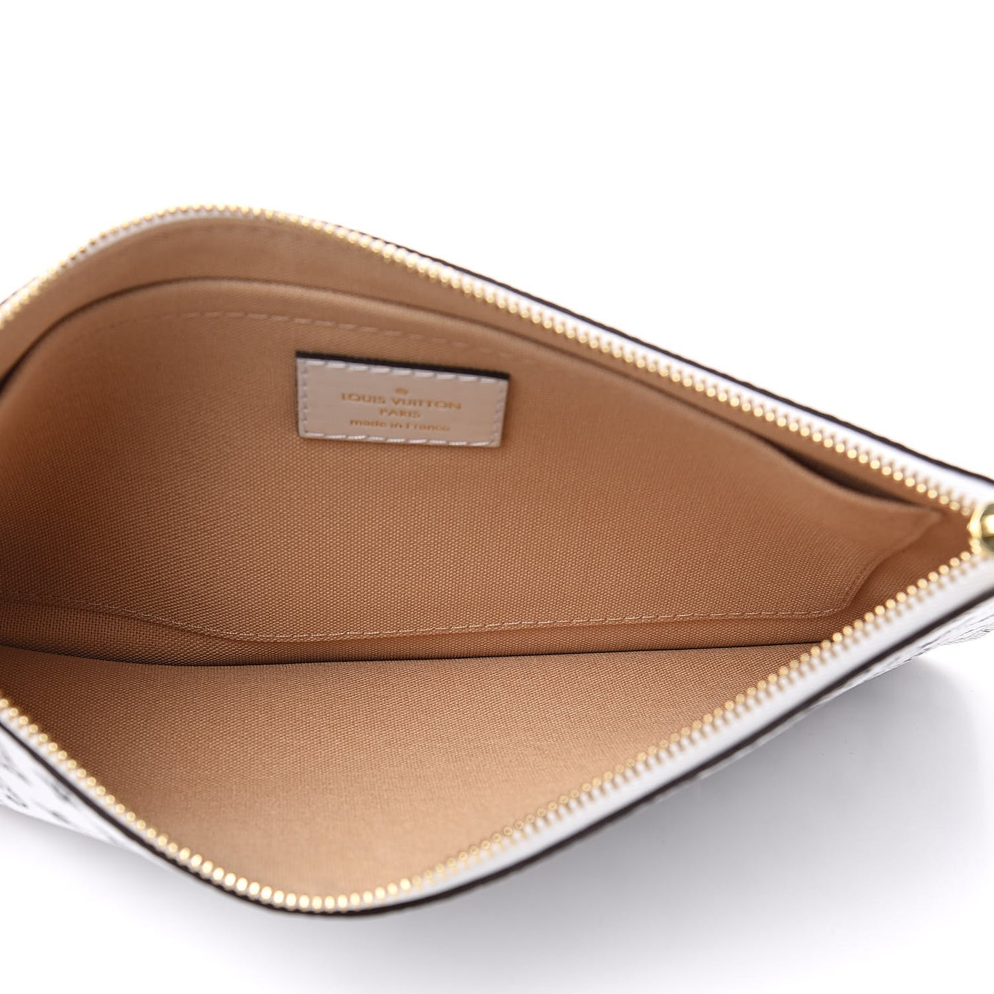 Monogram Giant Neverfull MM GM Pochette White